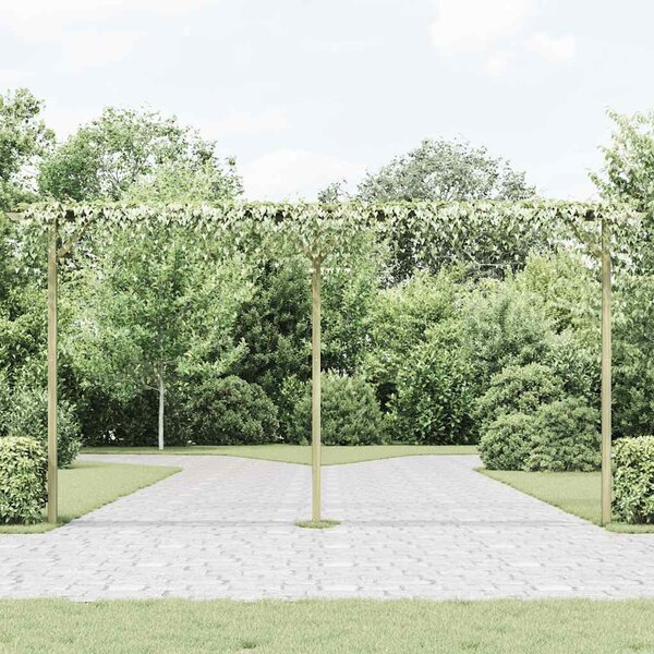 Fa kerti pergola 410 x 40 x 203 cm