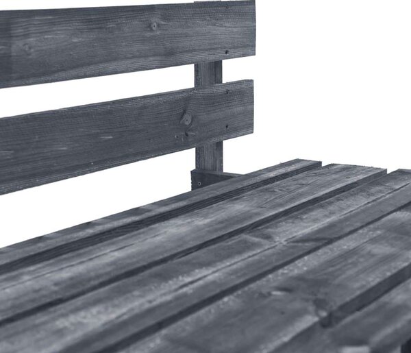 Raklap Kanapé - Szürke - 110x65x55 cm