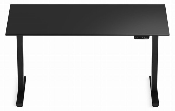 Elektromosan állítható magasságú íróasztal 138x67cm fekete / fekete | LVN System Control Flex+