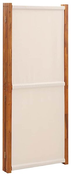 Fehér 4 paneles térelválasztó 280x180 cm