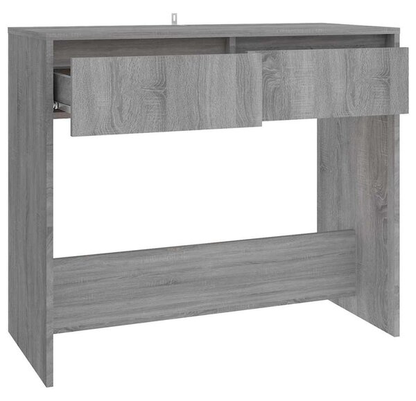 Szürke sonoma szerelt fa tálalóasztal 89x41x76,5 cm