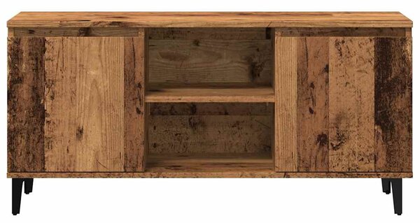 Antik fa színű szerelt fa TV-szekrény 102 x 35 x 50 cm