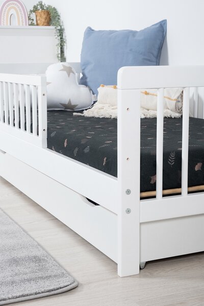 Ourbaby® Teddy white fehér 140x70 cm