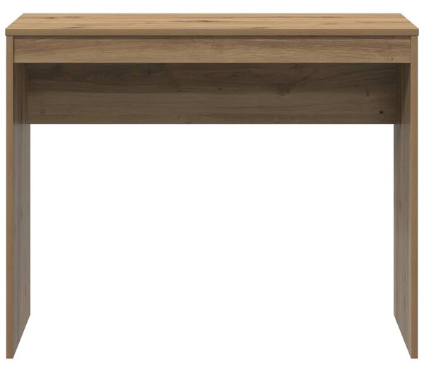 Íróasztal kézműves tölgy 90x40x72 cm műszaki fa