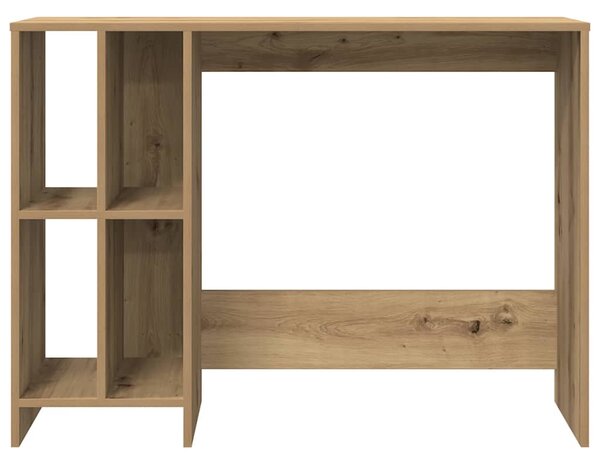 Kézműves tölgy színű szerelt fa íróasztal 102,5 x 35 x 75 cm
