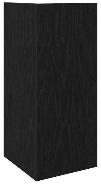 2 db fekete kisasztal polccal 25,5 x 27 x 60 cm