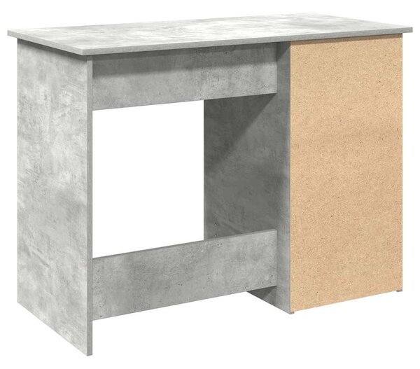 Betonszürke szerelt fa íróasztal 102x50x75 cm