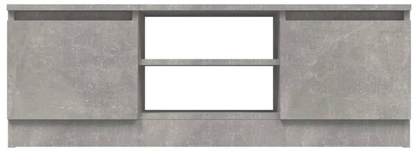 Betonszürke TV-szekrény ajtóval 102 x 30 x 36 cm