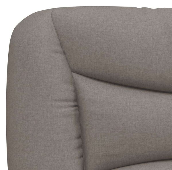 VidaXL tópszínű szövet fejtámla párna 160 cm