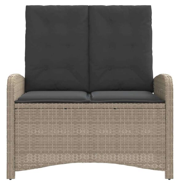 VidaXL Kertbútor - Dönthető Polyrattan Pad - 105x59 cm