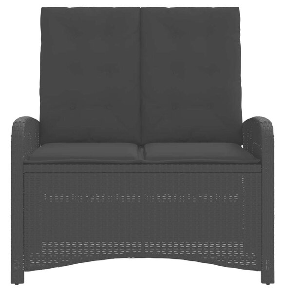VidaXL Kertbútor - Dönthető Pad - Fekete - 105x59x93cm