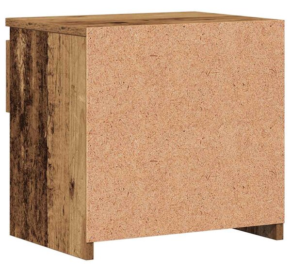 2 db antik fa forgácslap éjjeliszekrény 40 x 30 x 39 cm