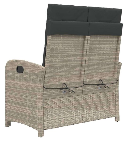 VidaXL Kertbútor - Dönthető Polyrattan Pad - 105x59 cm