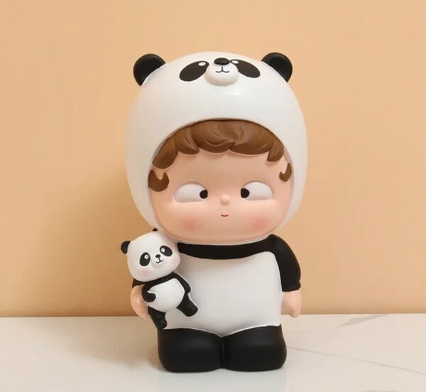 Baba panda ruhában dekoráció