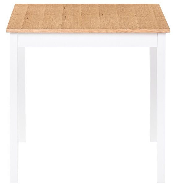 Étkezőasztal BATTERSBY Világos tölgy 80 cm 80 cm