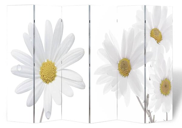Virágmintás paraván 217 x 170 cm