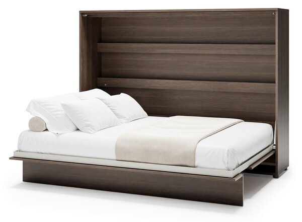 Bútorkészlet Concept Lenart XVI, Fiókokkal, Nyitott, Közepes sűrűségű farostlemez, Laminált forgácslap, Sötét tölgy