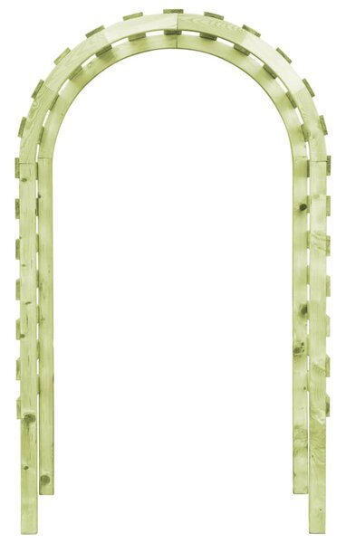 Impregnált fenyőfa kerti pergola 130 x 60 x 230 cm