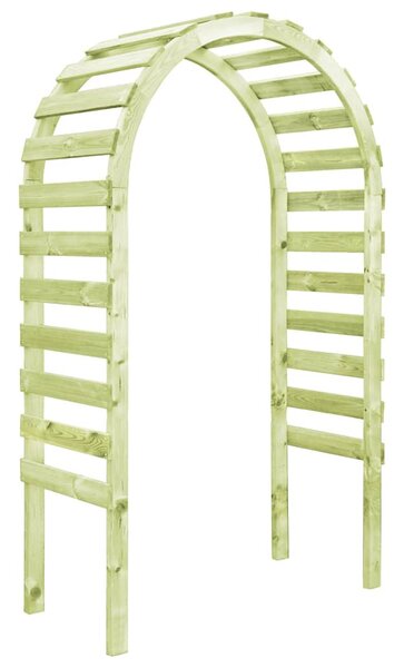 Impregnált fenyőfa kerti pergola 130 x 60 x 230 cm