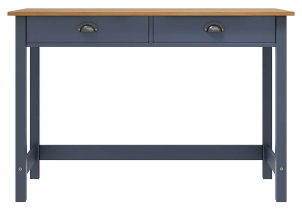 Hill szürke 2 fiókos tömör fenyőfa tálalóasztal 110x45x74 cm