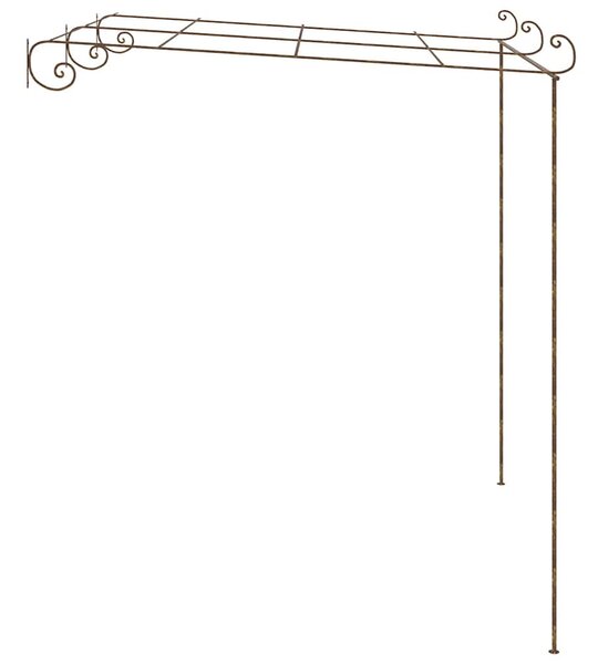 Antik barna vas kerti pergola 3 x 3 x 2,5 m