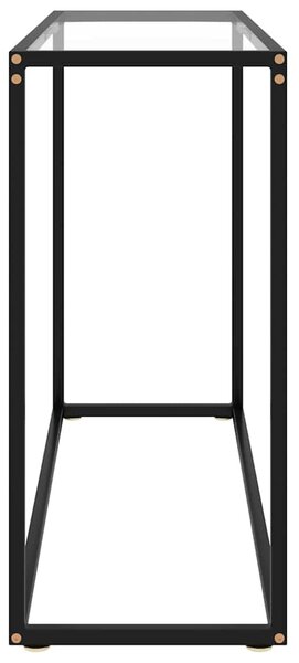 Átlátszó edzett üveg tálalóasztal 100 x 35 x 75 cm