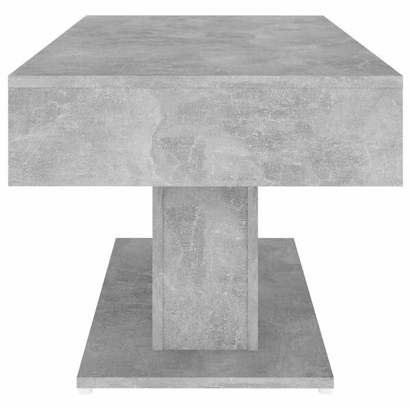 Betonszürke szerelt fa dohányzóasztal 96 x 50 x 45 cm