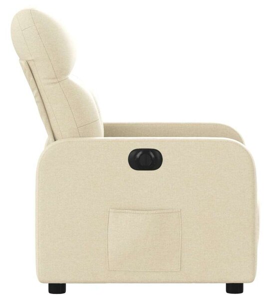 VidaXL Elektromos Relax Fotel - Krémszínű