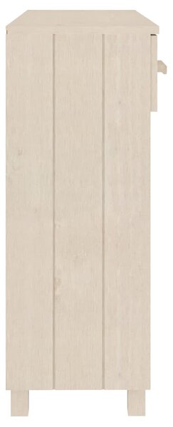 HAMAR mézbarna tömör fenyőfa tálalóasztal 90 x 35 x 90 cm
