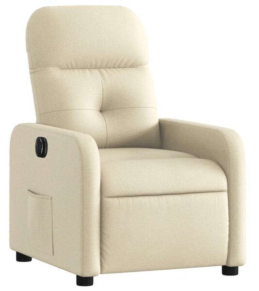 VidaXL Elektromos Relax Fotel - Krémszínű