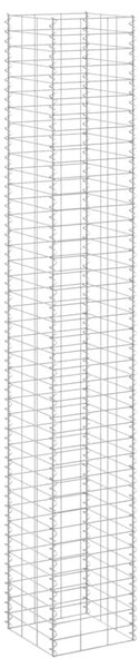 3 db vas gabion magaságyás 30 x 30 x 200 cm