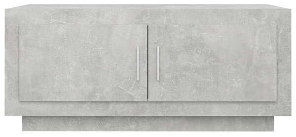 Betonszürke szerelt fa dohányzóasztal 102x 50 x 45 cm