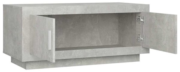 Betonszürke szerelt fa dohányzóasztal 102x 50 x 45 cm