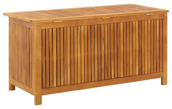 Tömör akácfa kerti tárolóláda 113 x 50 x 58 cm