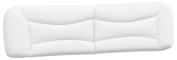 Fehér Műbőr Fejtámla Párna - 200 cm