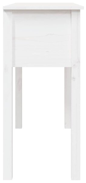 Fehér tömör fenyőfa tálalóasztal 100 x 35 x 75 cm