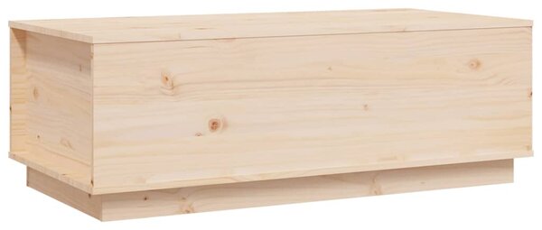 Tömör fenyőfa dohányzóasztal 100x50x35 cm