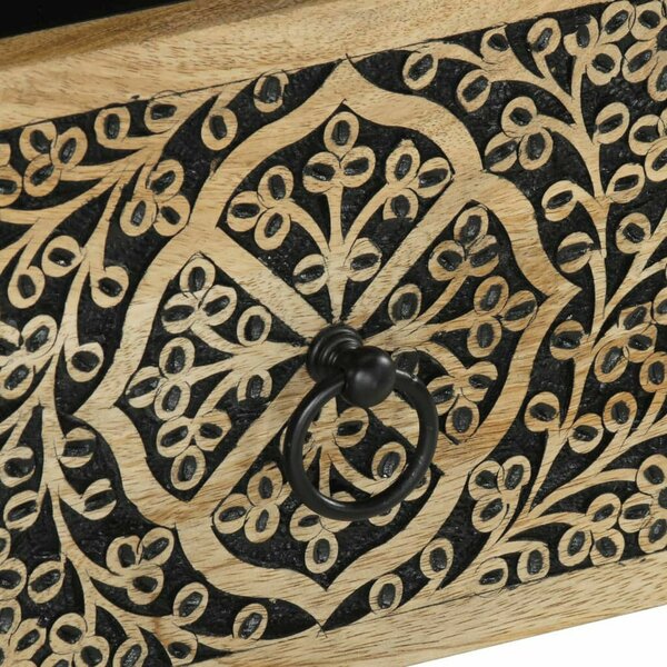 VidaXL Mangófa Éjjeliszekrény Szett - 2 db - 40x33x46 cm