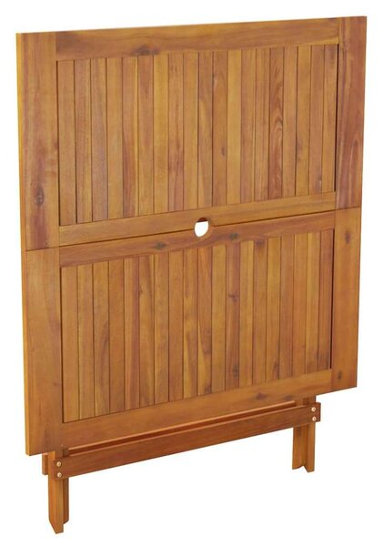 VidaXL Akácfa Kerti Asztal - Összecsukható - 90x90 cm