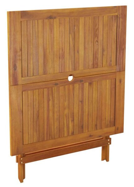 VidaXL Akácfa Kerti Asztal - Összecsukható - 90x90 cm