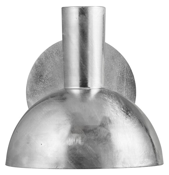 Nordlux Kültéri fali lámpa Arki krómozott tengervízálló Ø 20 cm, dimmelhető, Alu / szürke / cink, fém, Modern