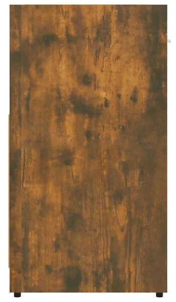 Füstös tölgy színű szerelt fa fürdőszobaszekrény 60x33x60 cm