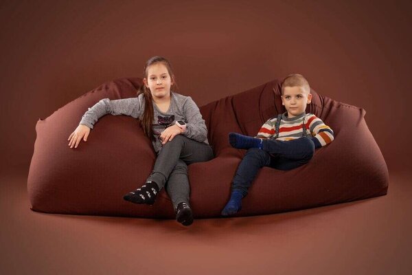 Relax Babzsák Kanapé - Barna - 200x90x50 cm