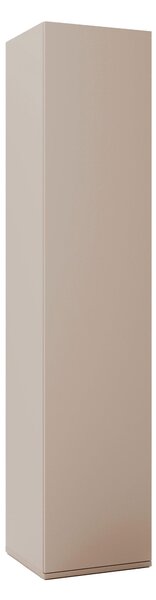 Könyvespolc Sermavi 101, Ajtókkal, Zárt, Laminált forgácslap, 231x50x46cm, Bézs