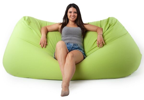 Relax Fűzöld Babzsák Kanapé - 200x90x50 cm