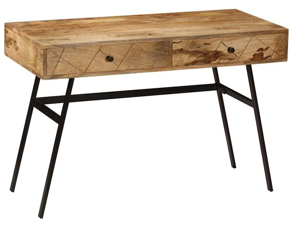 Tömör mangófa fiókos íróasztal 110 x 50 x 76 cm