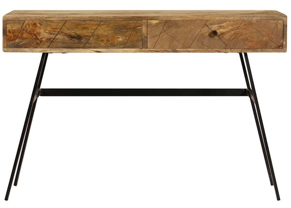 Tömör mangófa fiókos íróasztal 110 x 50 x 76 cm