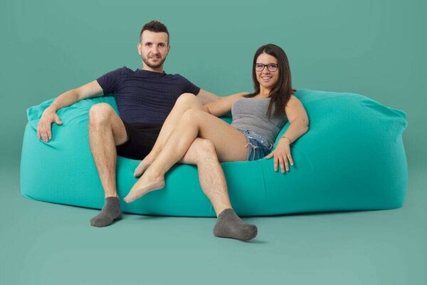 Relax Babzsák Kanapé - Türkiz - 200x90x50 cm