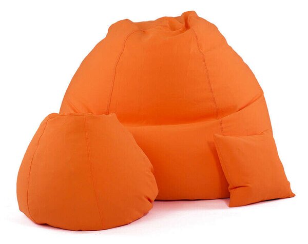 Narancs XXL Babzsákfotel Garnitúra
