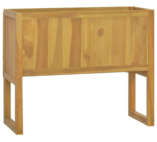 Tömör tíkfa fürdőszobaszekrény 90 x 40 x 75,5 cm